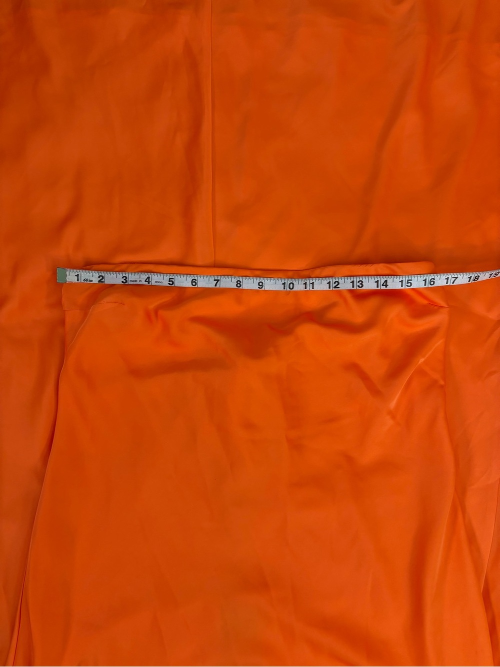 Gianni Bini Francesca Satin Dress In Mandarin Sz 12 NWT - - Picture 8 of 9